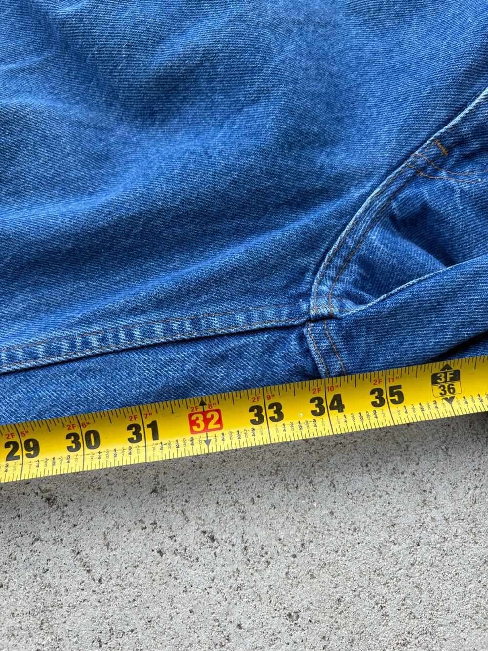 Vintage 80s Levi's Pleated Front Denim Pants High Rise Brown Tab 30x34 - Picture 7 of 10